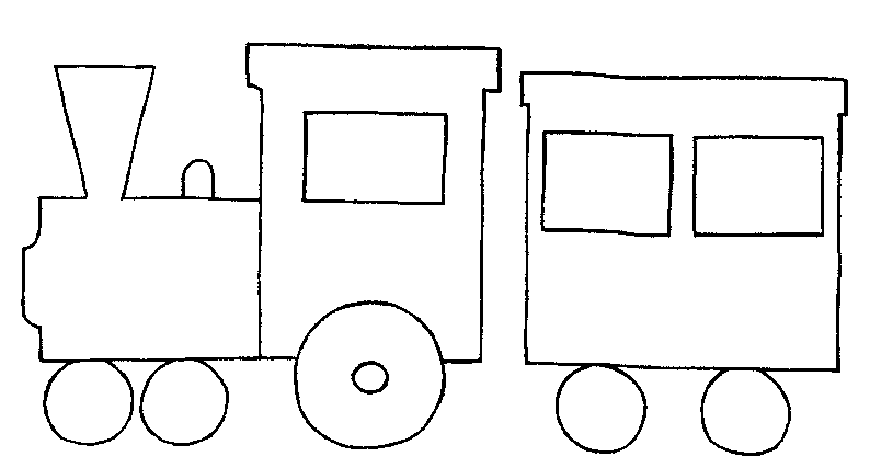 dessin à colorier locomotive à imprimer