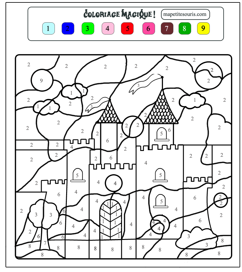 dessin magique noel ce2