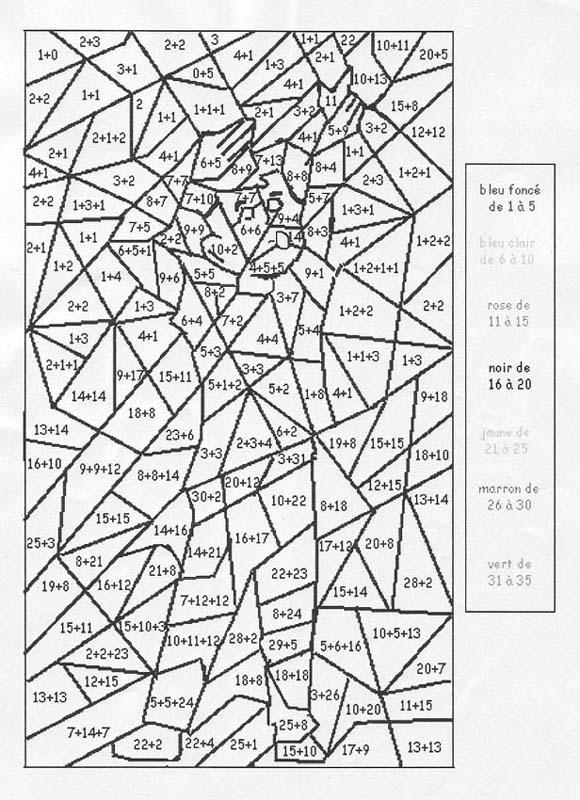 coloriage magique addition et soustraction ce1