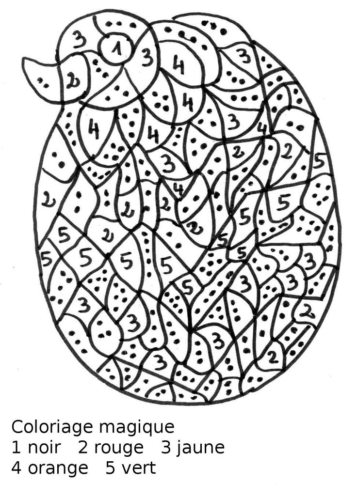 dessin à colorier magique ce1 maths imprimer