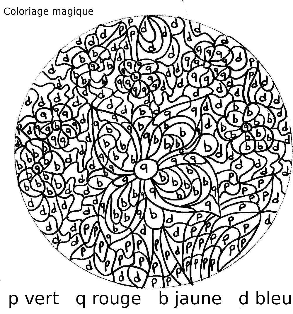 coloriage magique français cp-ce1