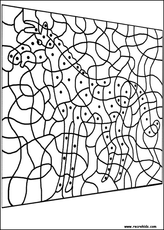 coloriage à dessiner magique ce1 numération