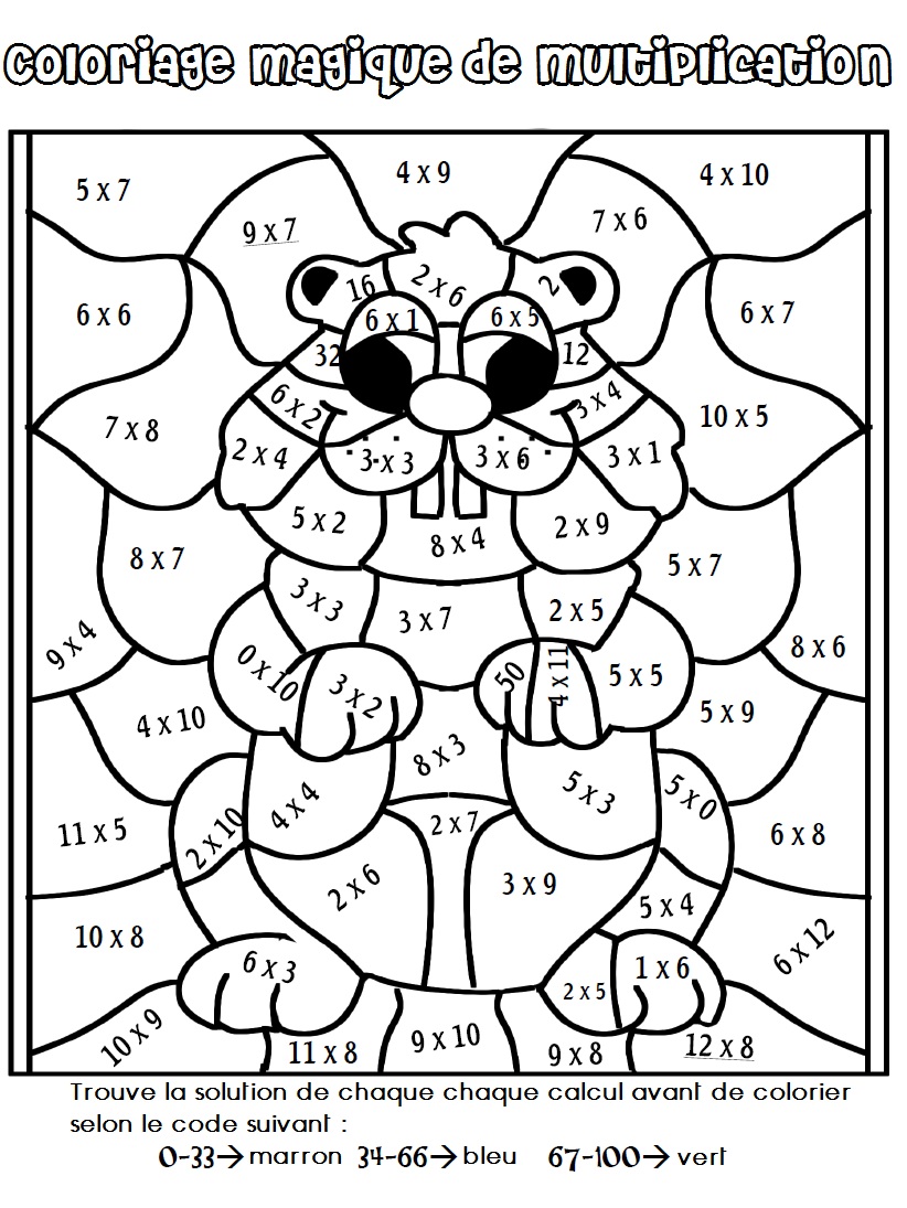 coloriage magique ce2 conjugaison