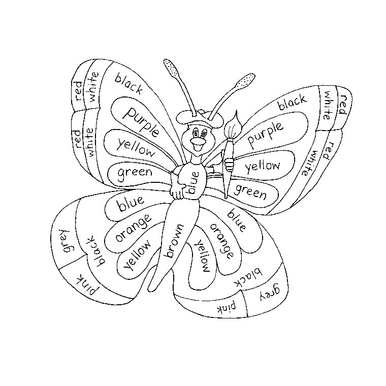 coloriage magique anglais couleurs