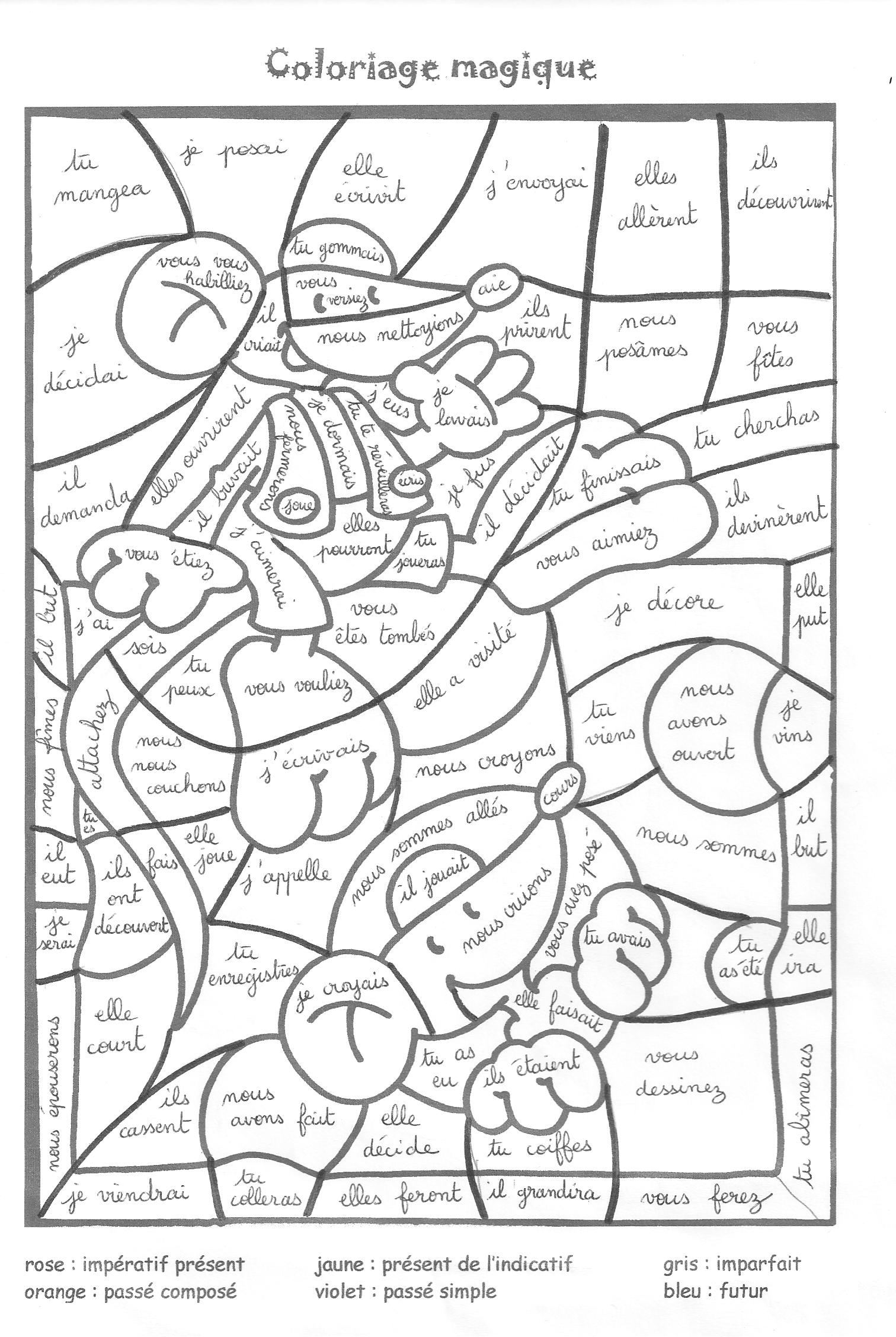 Coloriage CodÃ© Ce1 Ce2 - Desem Harrow