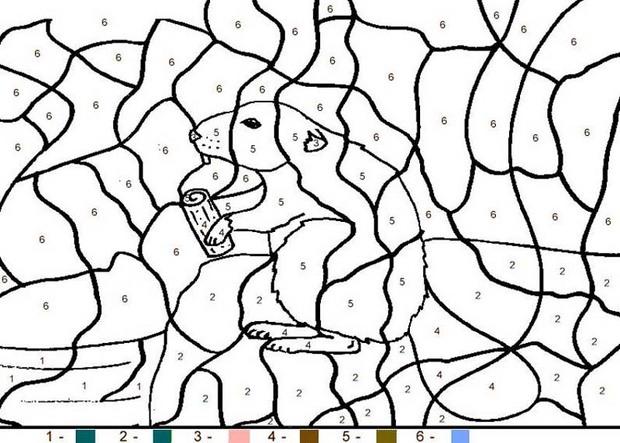 coloriage magique cp n 10