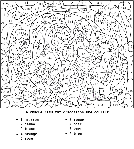 coloriage magique tres difficile à imprimer