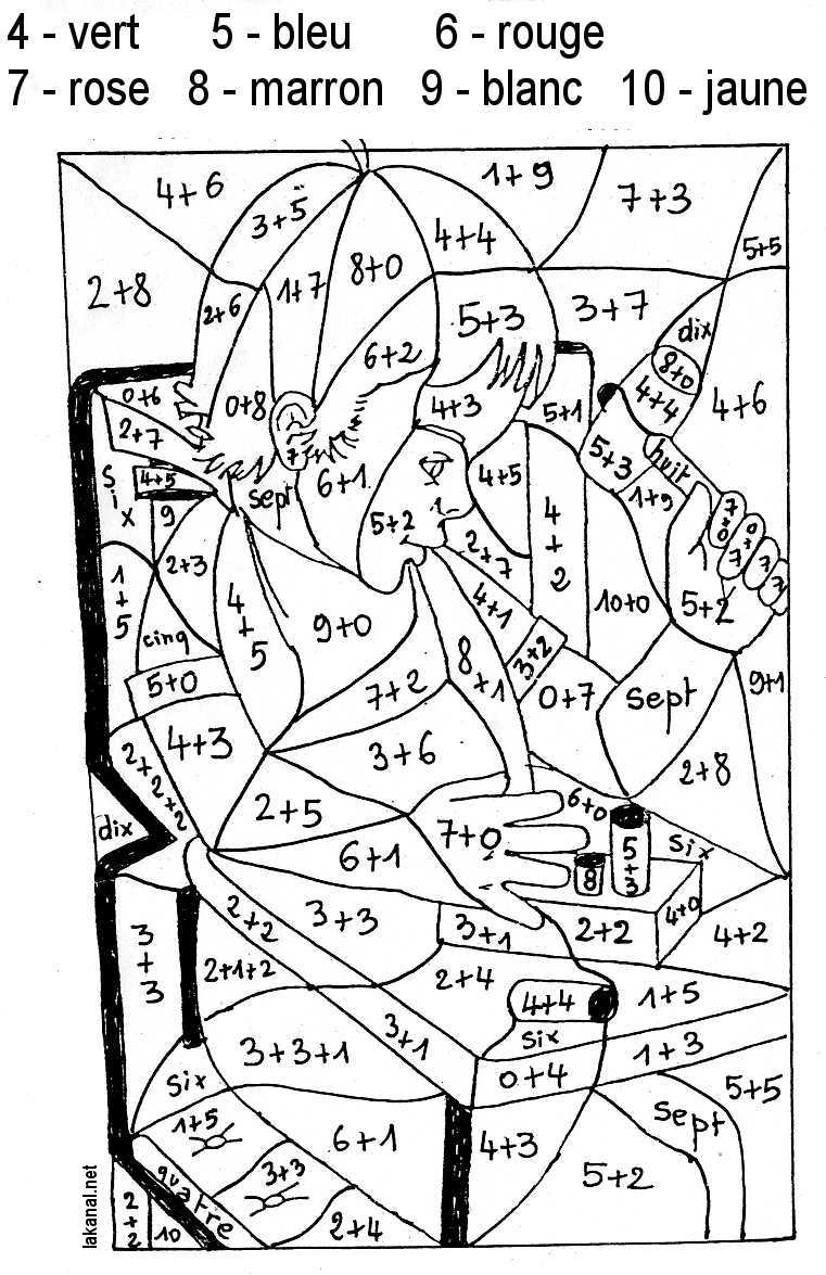 24 dessins de coloriage Magique Gs à imprimer coloriage magique gs
