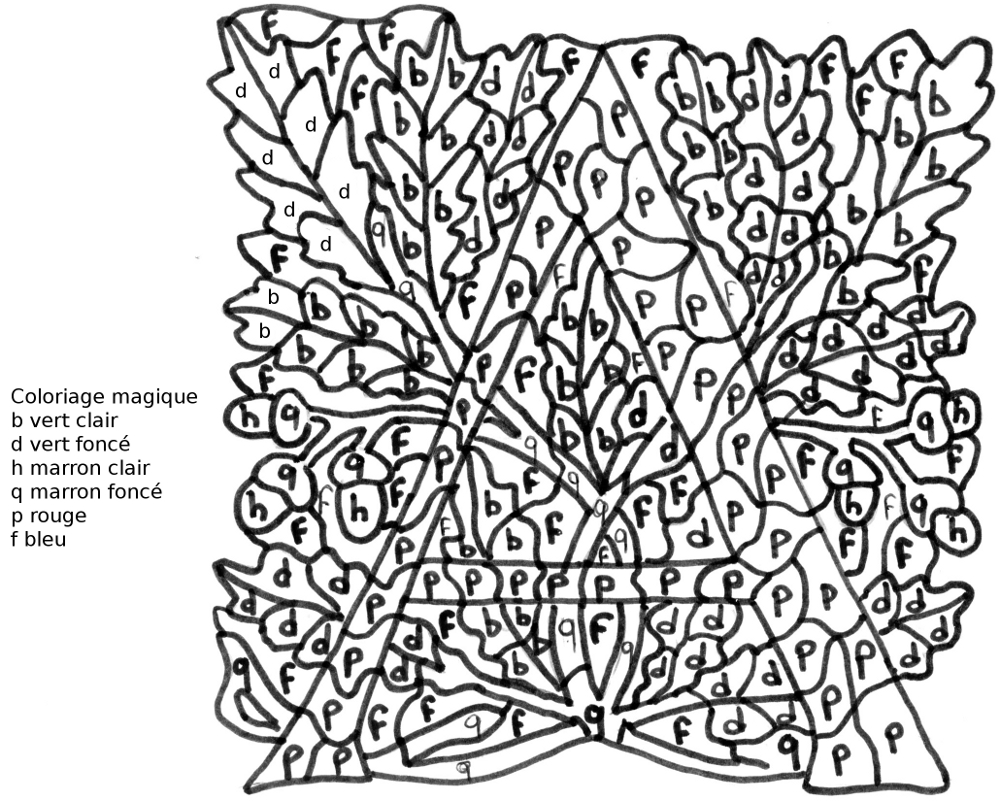 dessin à colorier magique valeur lettre g