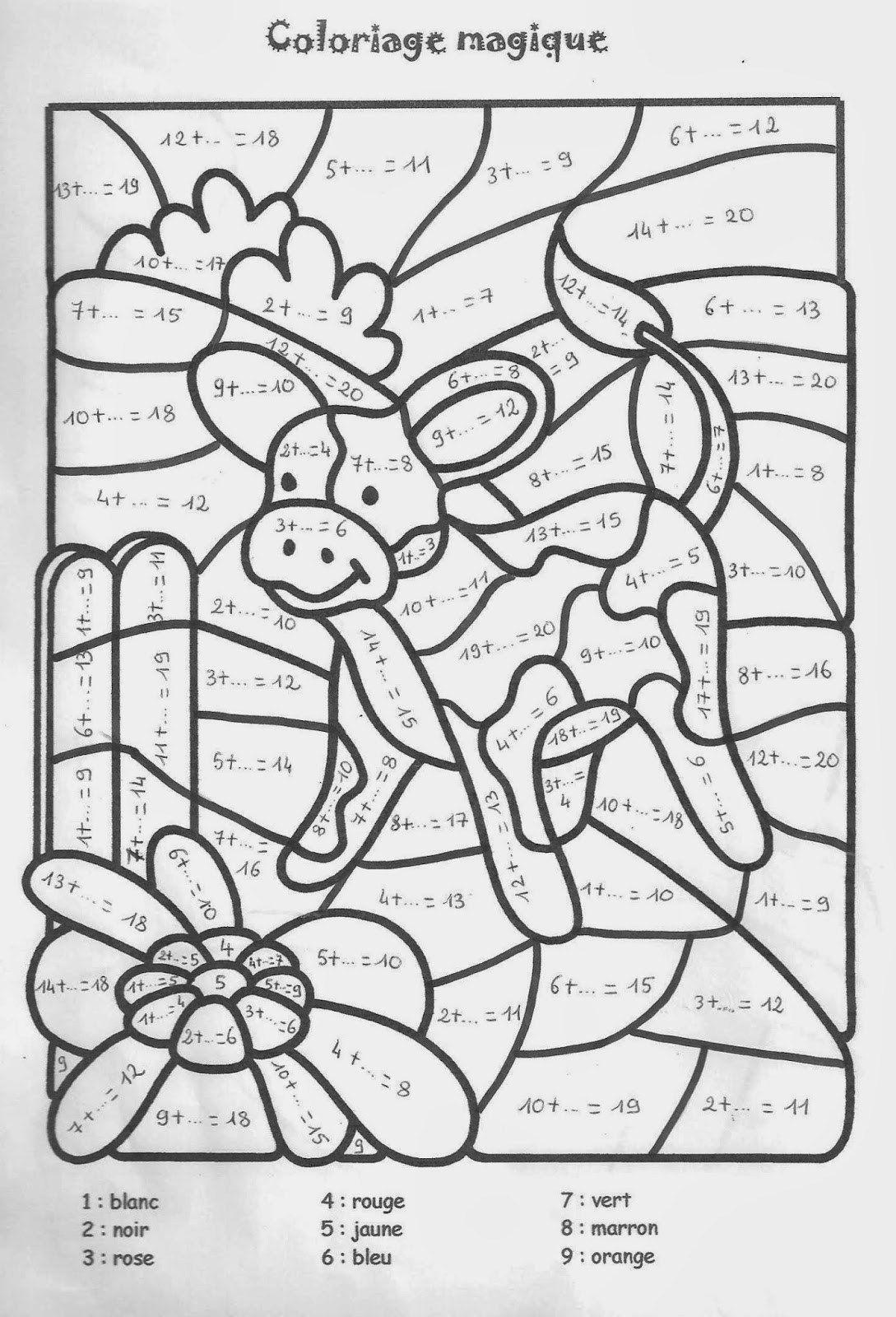 coloriage a dessiner magique lettres alphabet maternelle