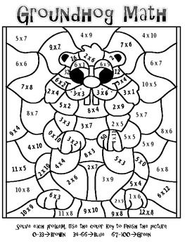 20 dessins de coloriage Magique Multiplication à imprimer