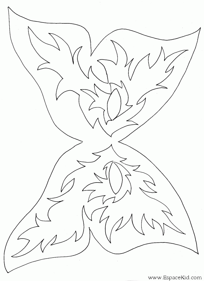 coloriage magique papillon imprimer