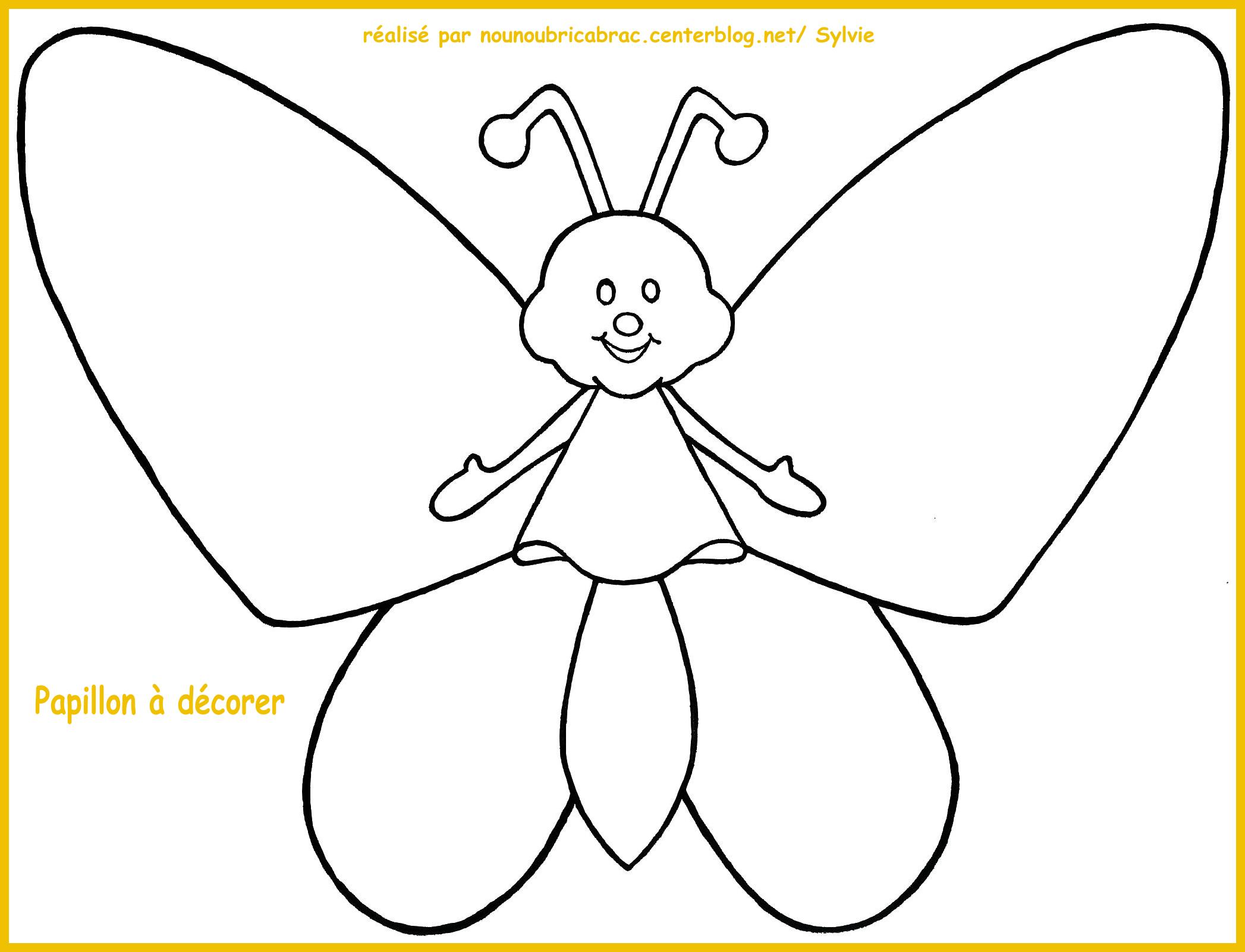 coloriage magique papillon a imprimer