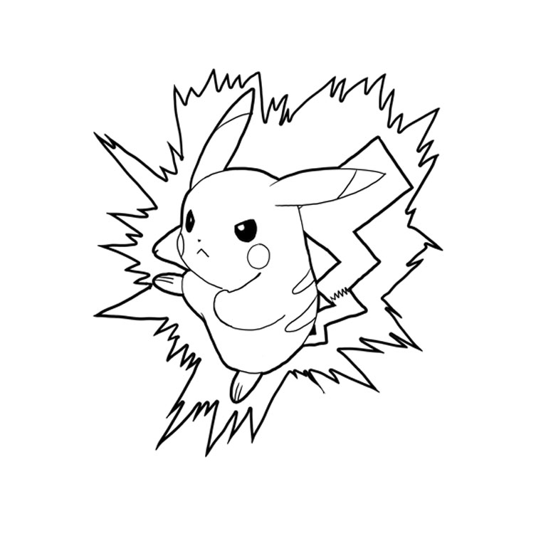 coloriage à dessiner magique de pokemon a imprimer