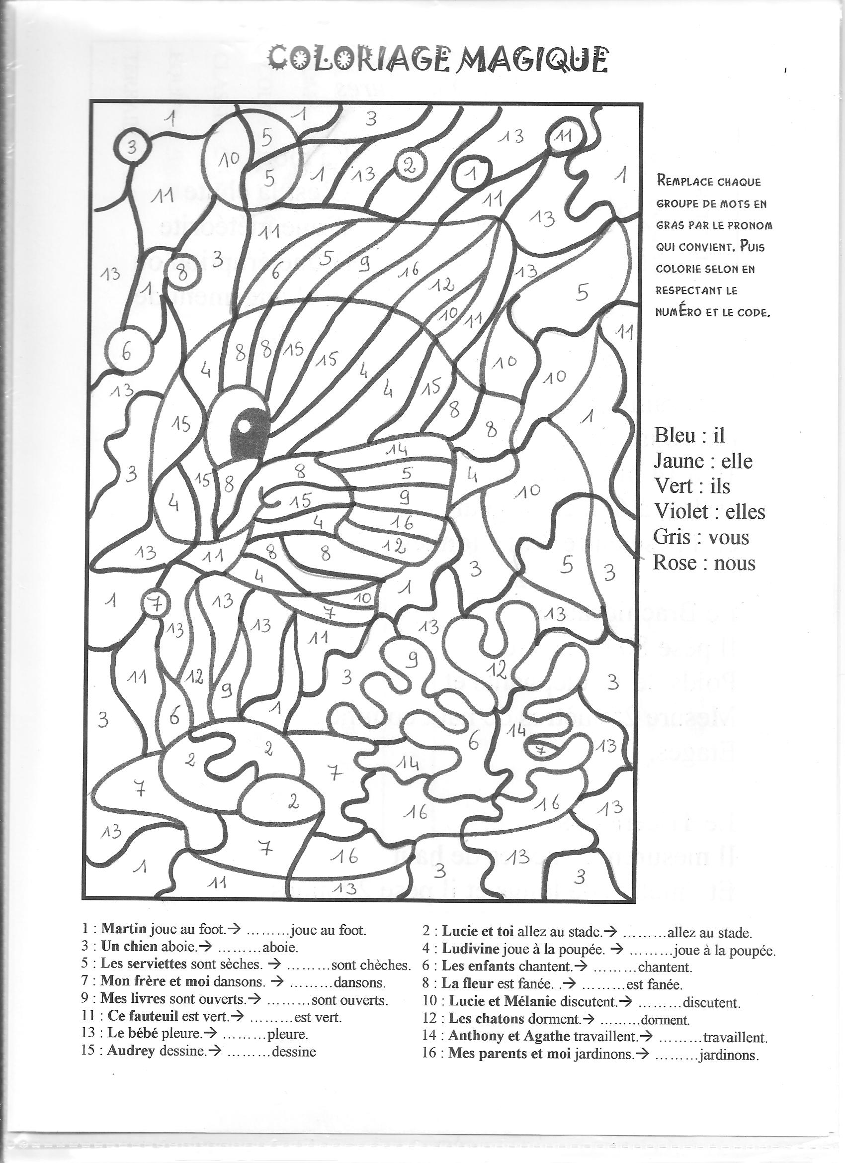 dessin a imprimer gratuit coloriage magique