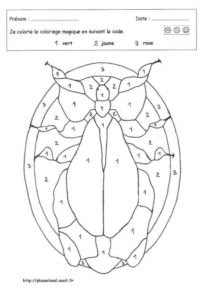dessin   colorier magique p b d