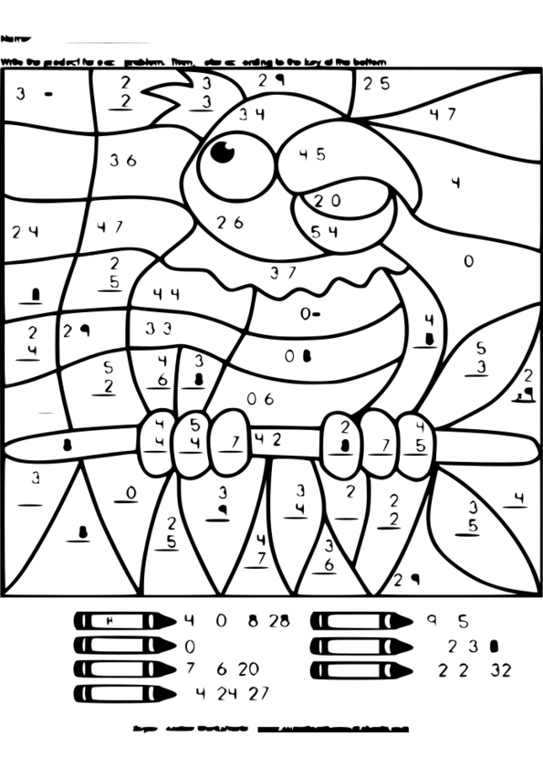 coloriage magique criture additive cp