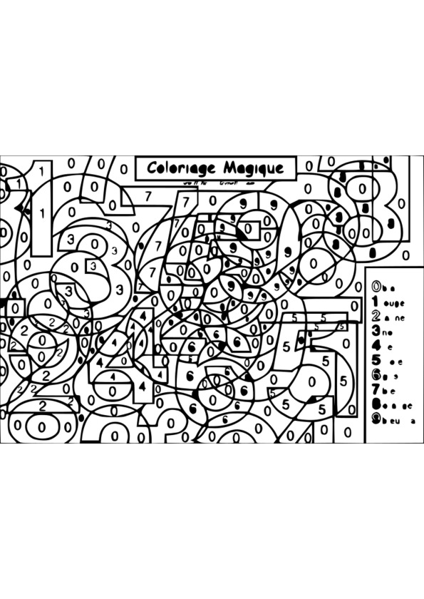 coloriage magique 4 ans