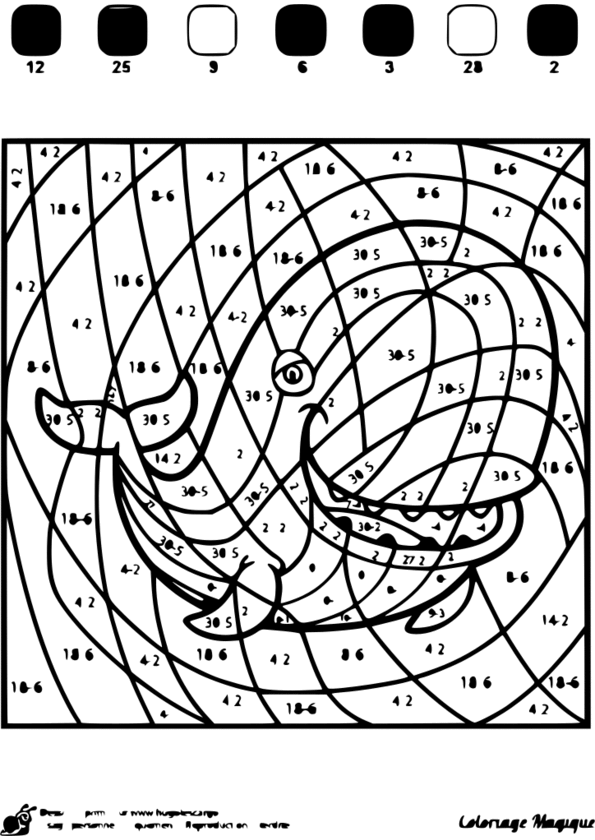 coloriage magique maths ce1