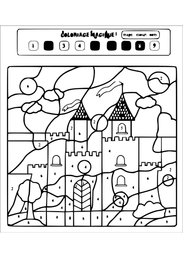 coloriage magique m devant mbp