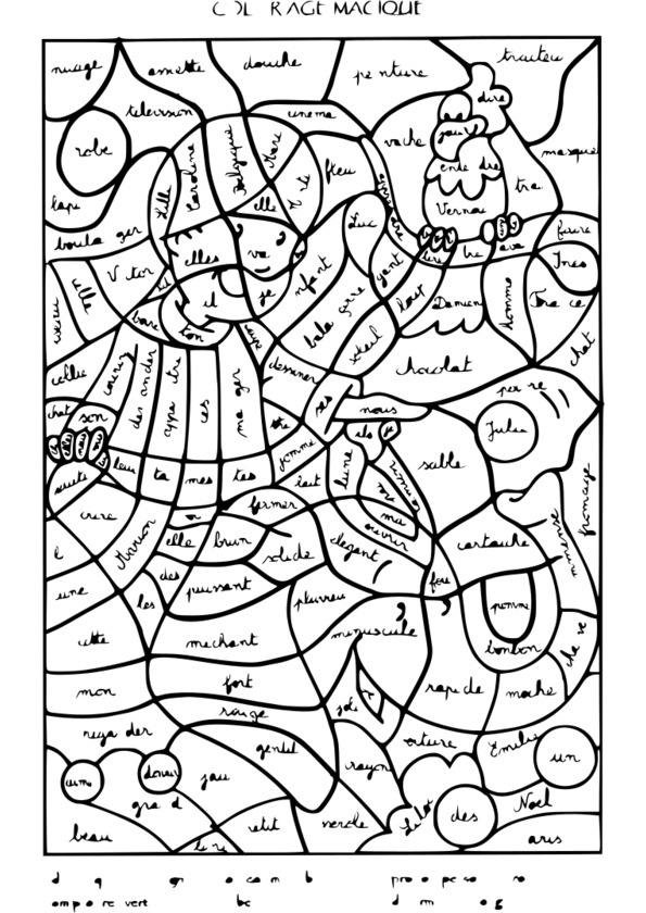 meilleur Coloriage Magique Ce1 À Imprimer Pics – Voyager en Solo