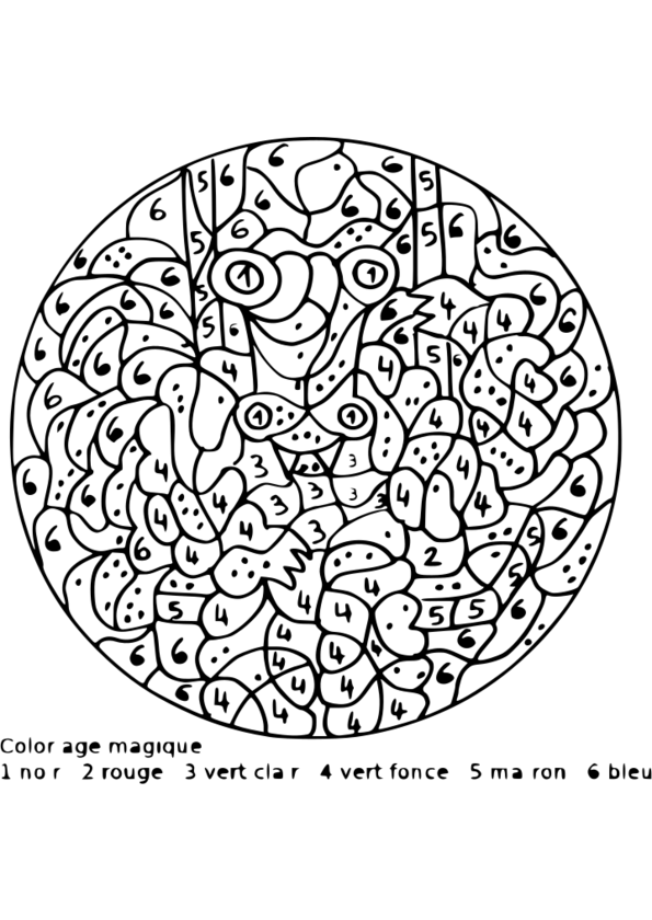 imprimer coloriage magique multiplication