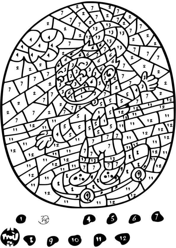 imprimer coloriage magique cp