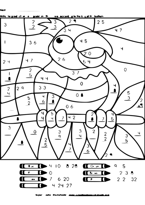 coloriage à dessiner magique a imprimer maternelle