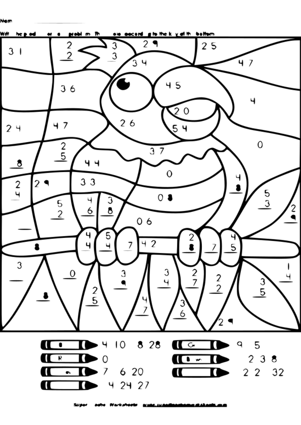 imprimer coloriage magique multiplication Voir le dessin coloriage magique ce2 maths