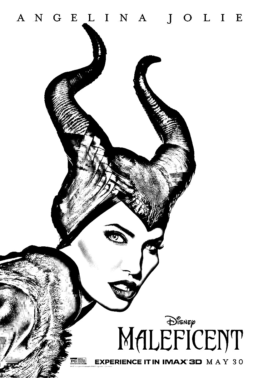 128 dessins de coloriage Maléfique à imprimer