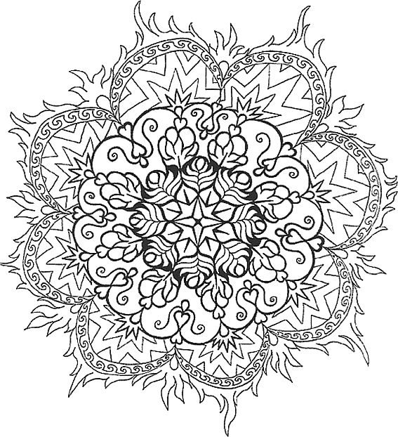 coloriage mandala a imprimer gratuit