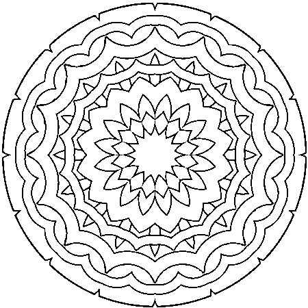 coloriage mandala en ligne