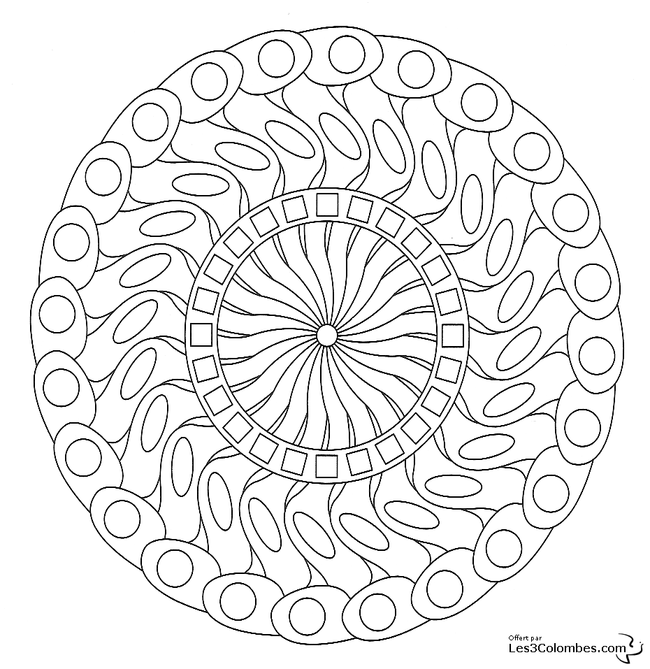 coloriage mandala en ligne