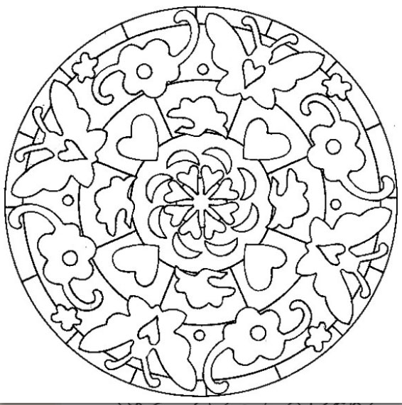 20 dessins de coloriage Mandala Fleur à imprimer coloriage mandala fleur