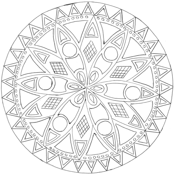 coloriage mandala gratuit