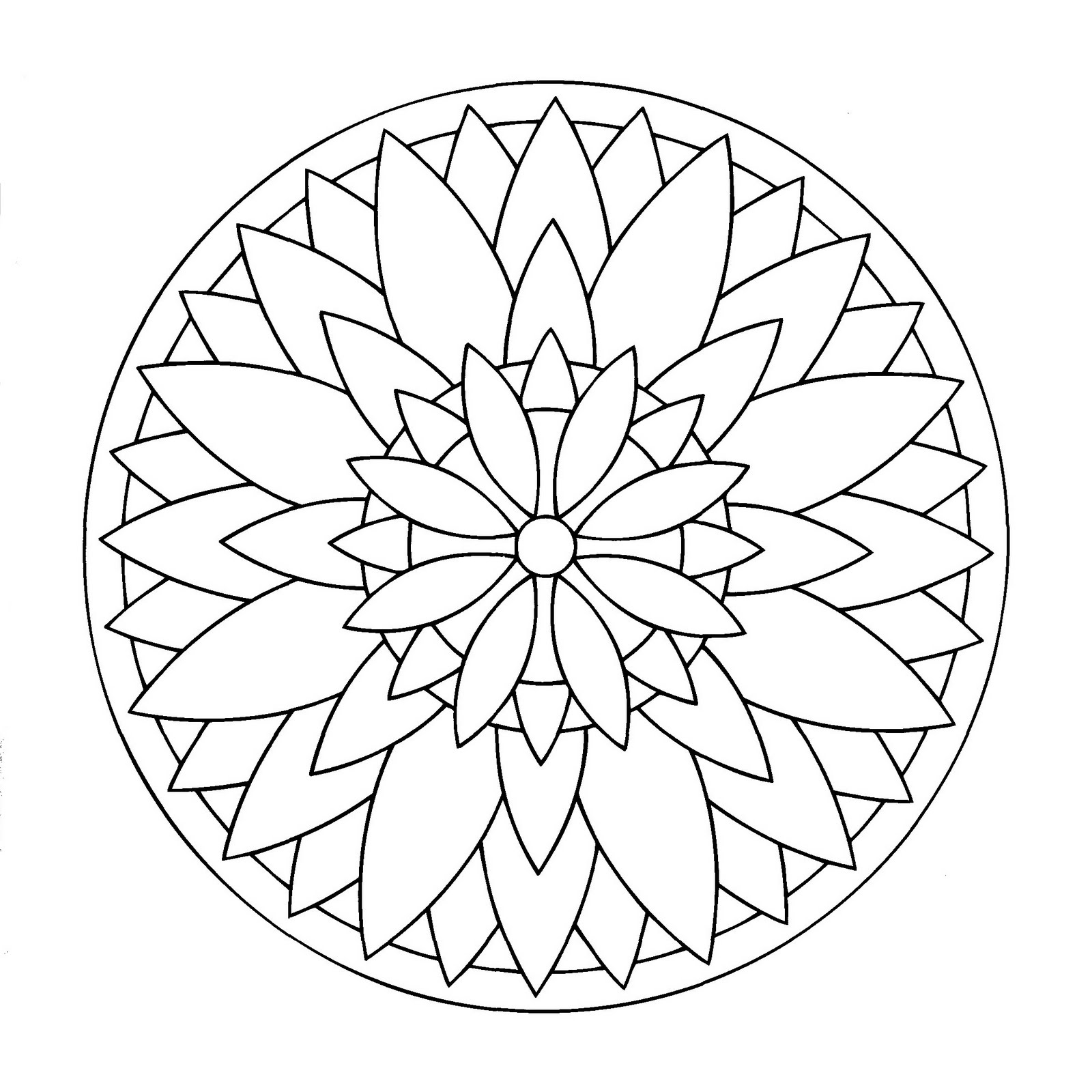 coloriage mandala tres beau · coloriage mandala pour 8 ans · coloriage mandala facile gratuit