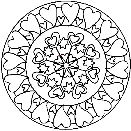 coloriage mandala ordinateur