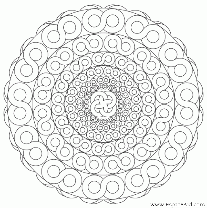 coloriage mandala bonne anne