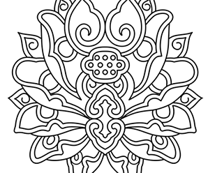 coloriage mandala  imprimer