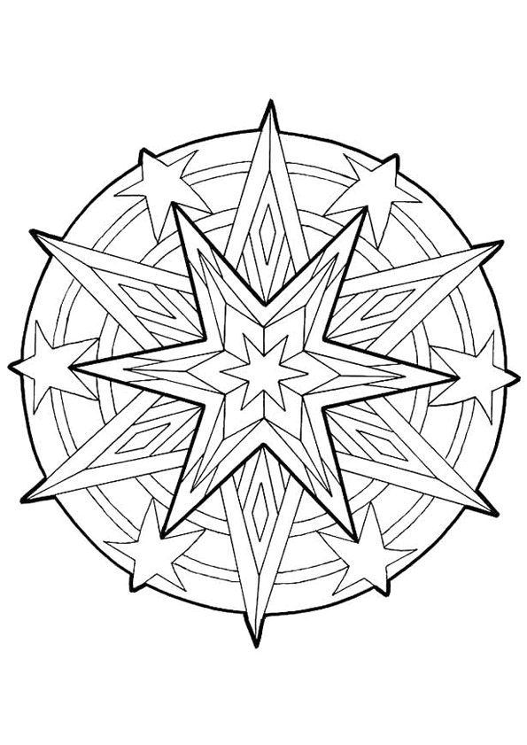 coloriage a imprimer mandala coeur