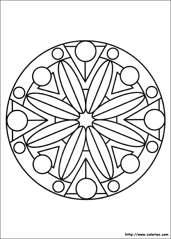 coloriage a mandala imprimer