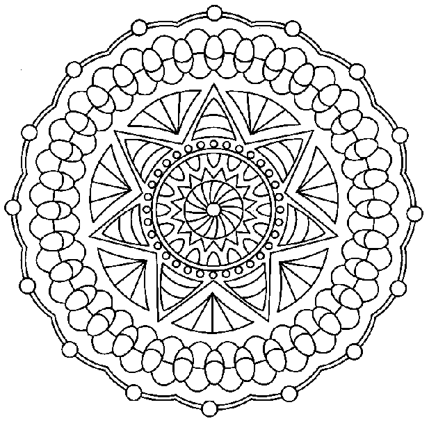 coloriage mandala imprimer