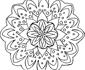 Coloriage Mandala Coeur à Imprimer