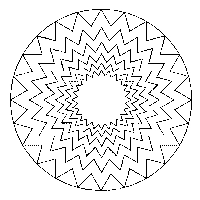 coloriage mandala moyenne section