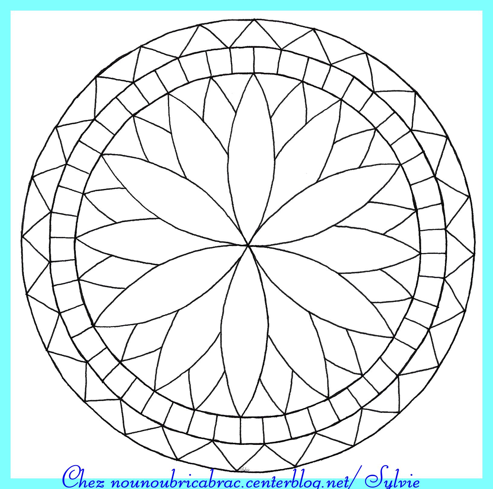 coloriage mandala papillon  imprimer