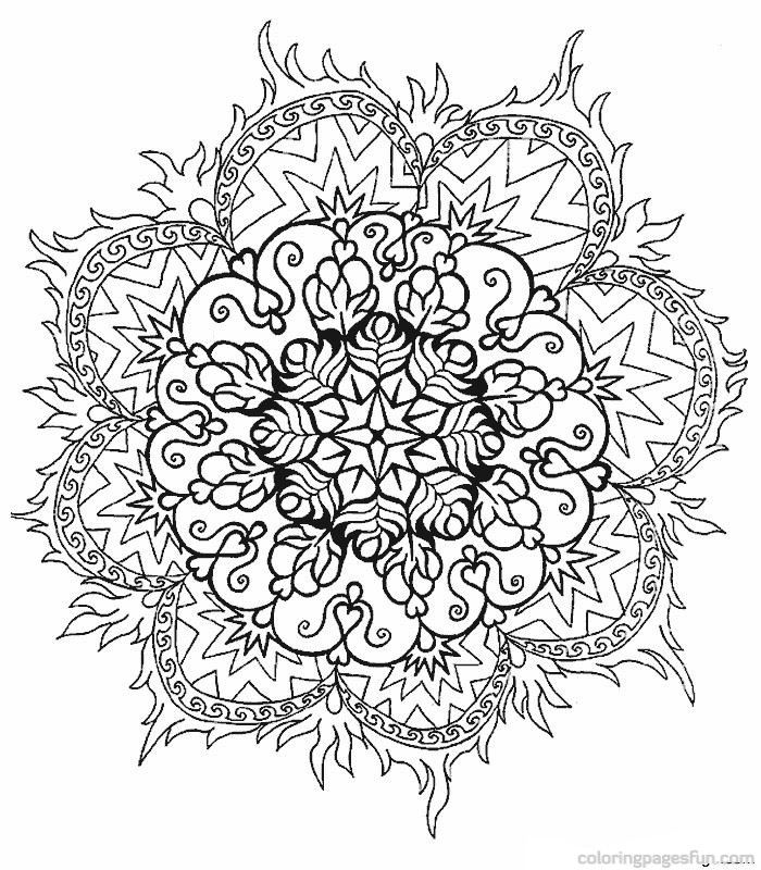 coloriage mandala imprimer gratuit