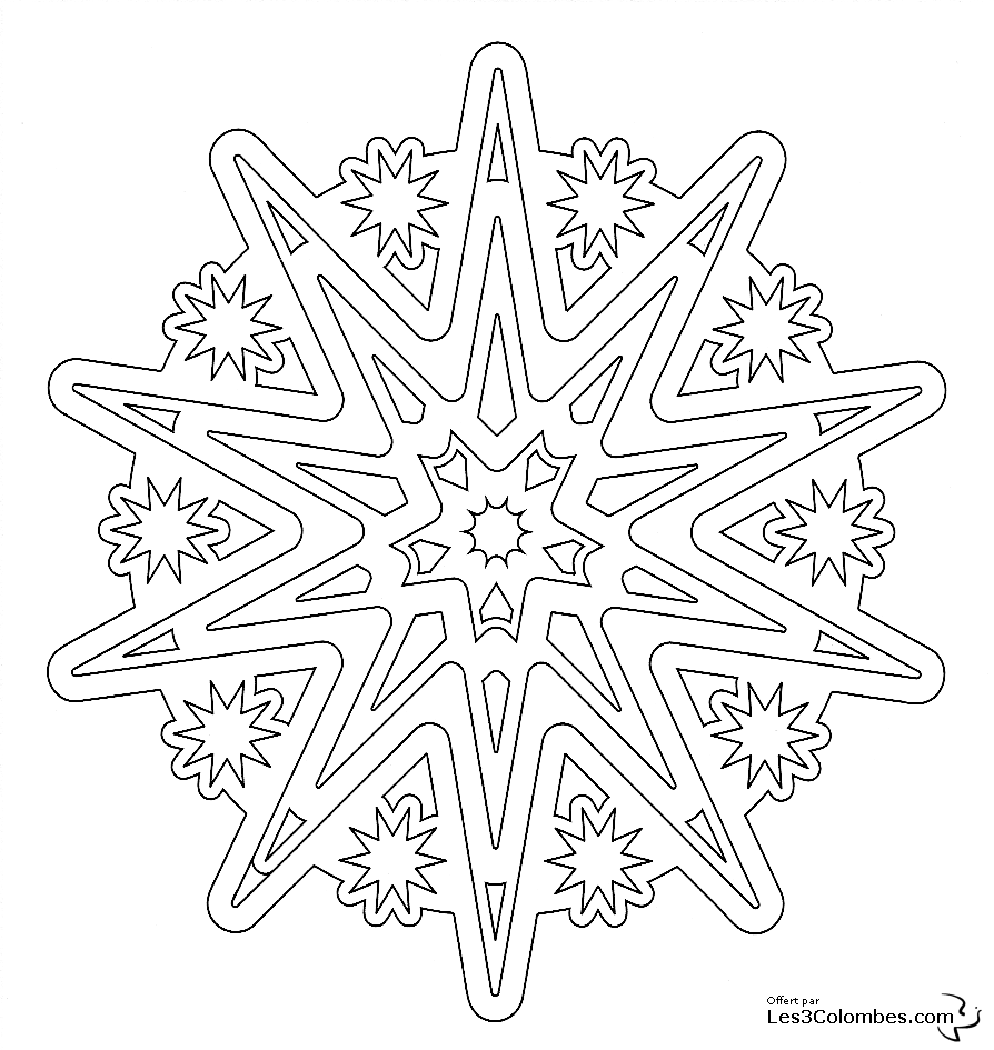 coloriage mandala gratuit · coloriage mandala facile gratuit