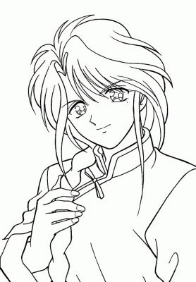 dessin manga garcon a imprimer