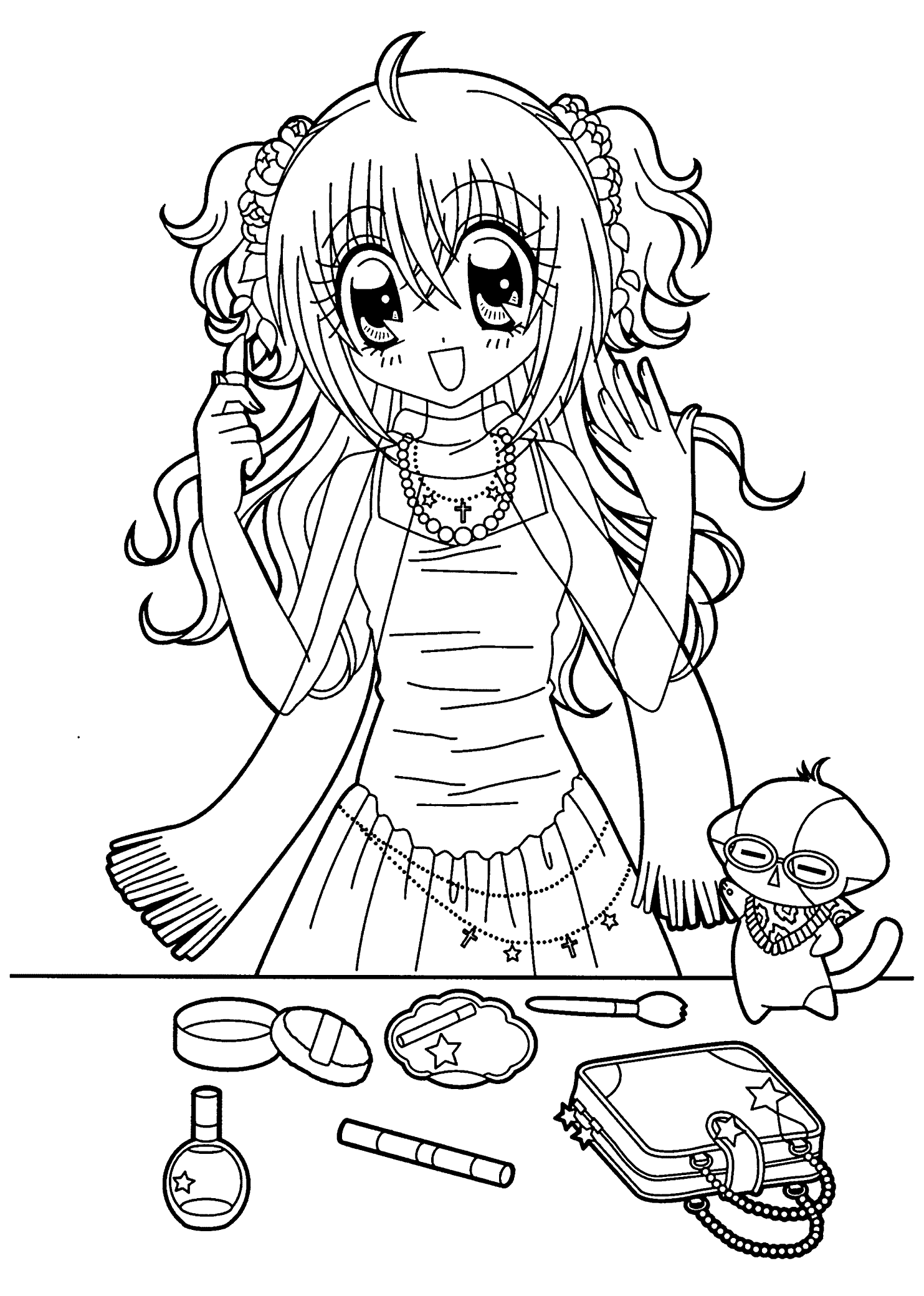 coloriage manga kilari