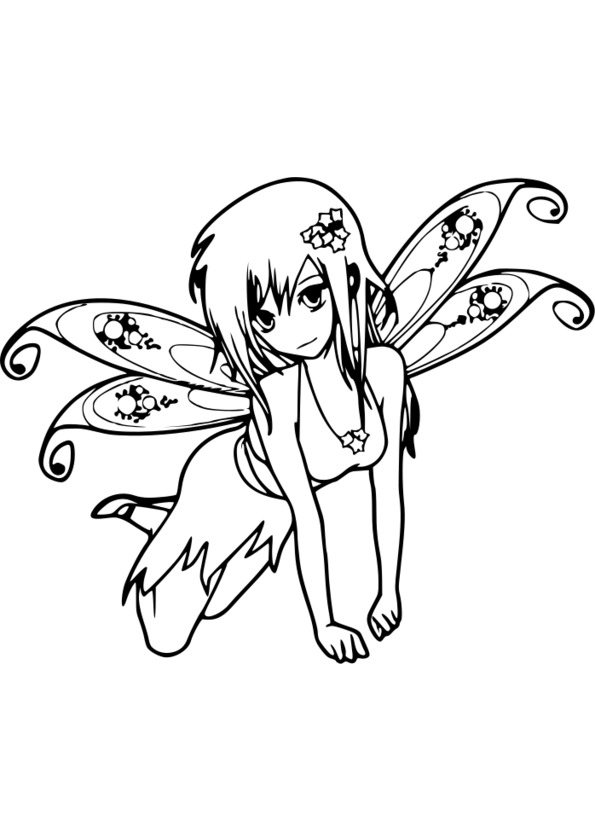 coloriage manga sakura